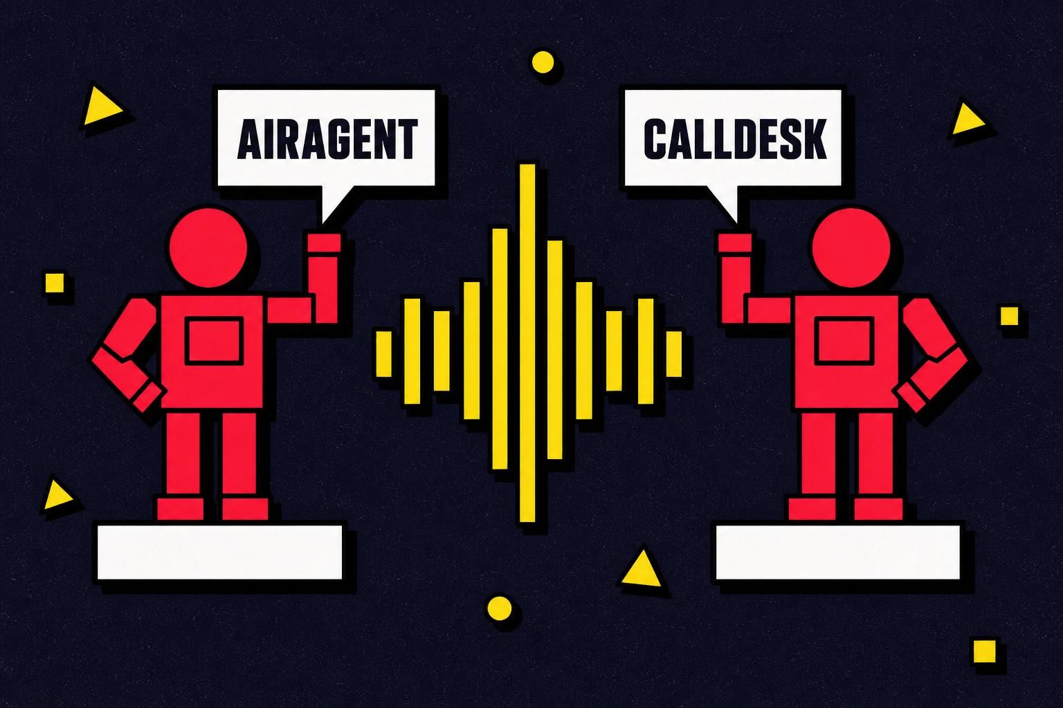 découvrez notre comparatif complet entre airagent et calldesk, les deux callbots français. analysez leurs fonctionnalités, avantages et performances pour choisir la solution idéale pour votre entreprise.