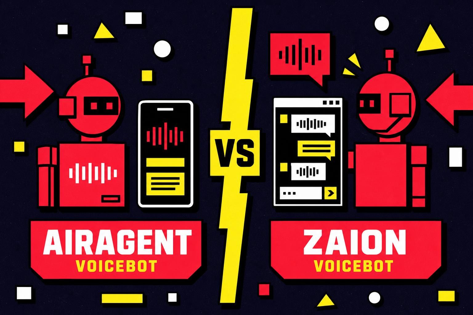 découvrez un comparatif complet entre airagent et zaion, deux voicebots ia performants, spécialement conçus pour les pme. analysez leurs fonctionnalités, avantages et impact sur la gestion client.