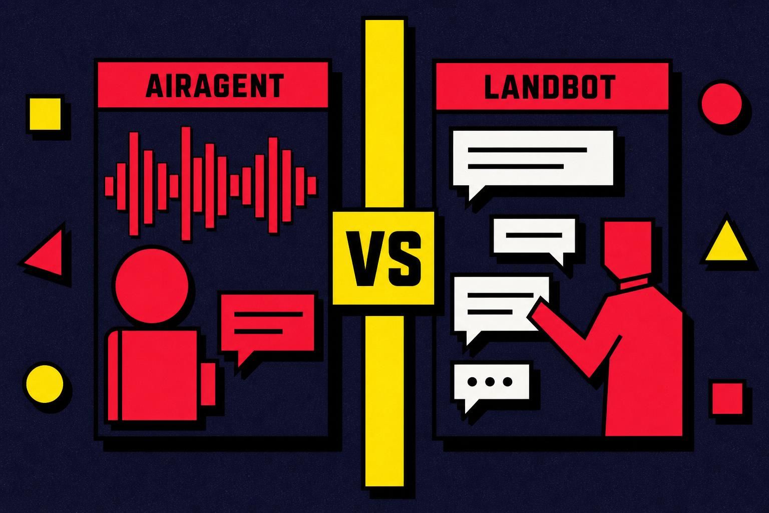 découvrez les différences entre airagent et landbot : comparez les voicebots et chatbots pour choisir l'outil adapté à vos besoins en communication digitale.