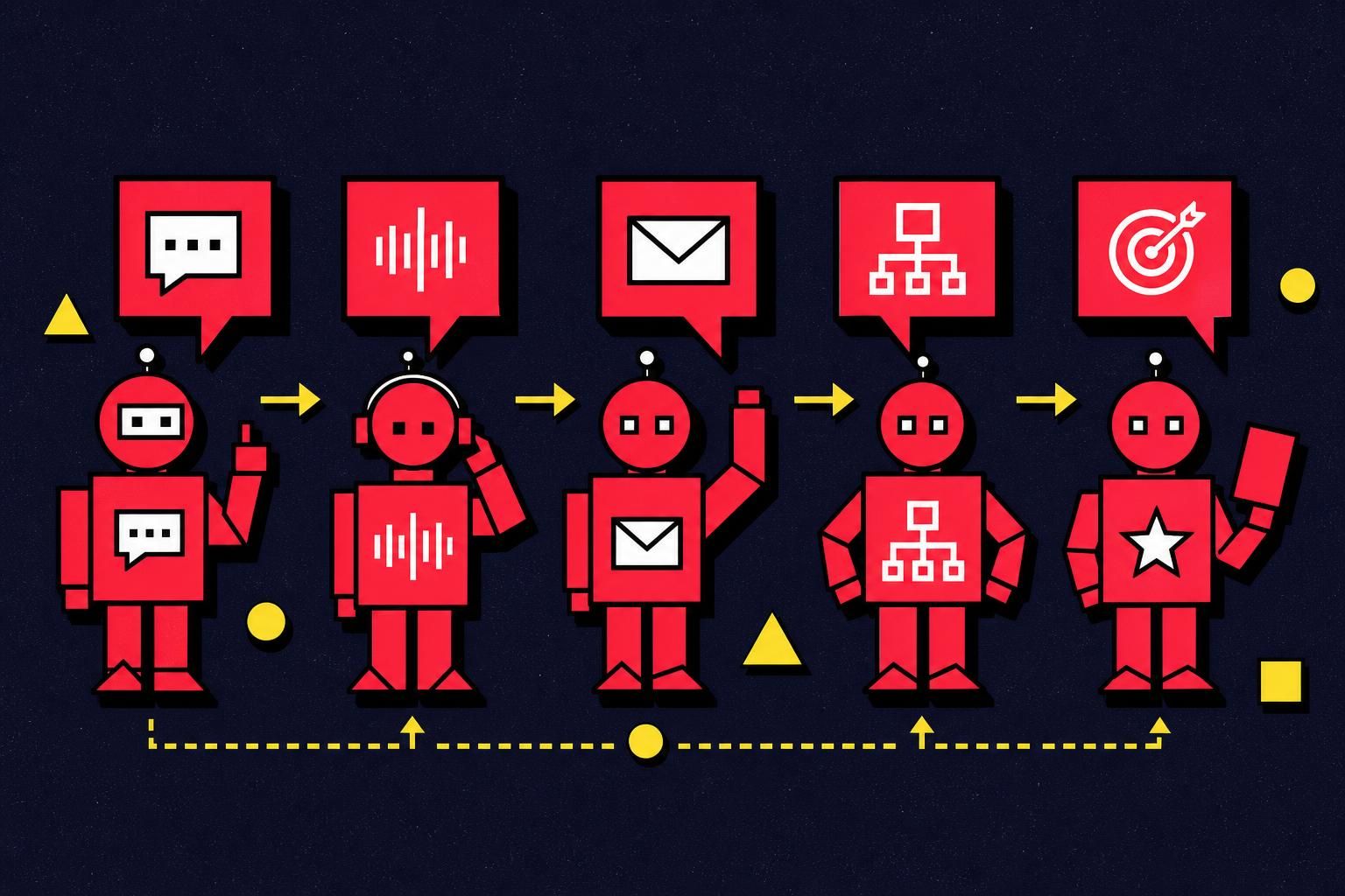découvrez les 5 types d'agents conversationnels ia expliqués simplement en 2026, pour mieux comprendre leurs fonctionnalités et applications.