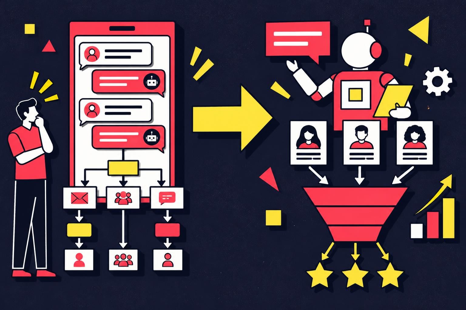 comparez manychat et les agents ia pour choisir l’outil adapté à votre stratégie marketing : automatisation, expérience client et performance.