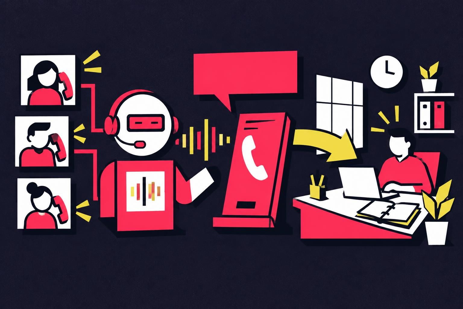 découvrez comment un voicebot de télésecrétariat automatise l’accueil téléphonique des pme, répond aux appels et facilite la gestion des demandes clients.